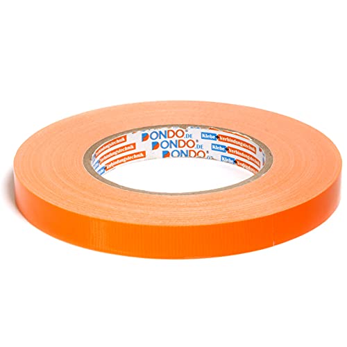 Panzertape Dontex-Pro Universal Gewebeband Gewebeklebeband Gewebeverstärktes Ductape orange 15mm x 50m von DonDo