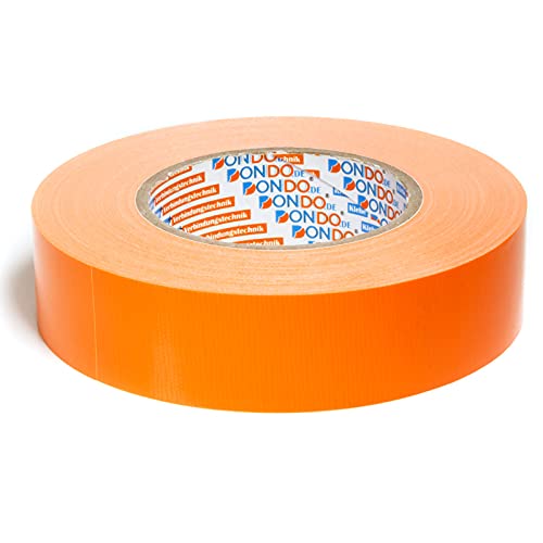 Panzertape Dontex-Pro Universal Gewebeband Gewebeklebeband Gewebeverstärktes Ductape orange 35mm x 50m von DonDo