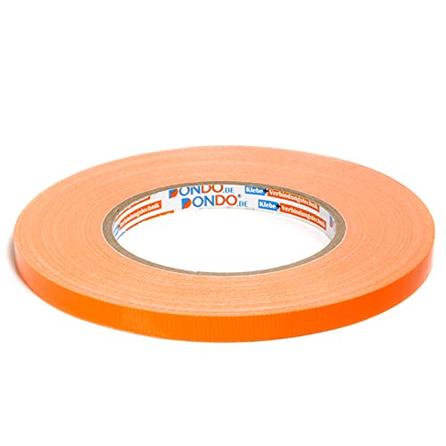 Panzertape Dontex-Pro Universal Gewebeband Gewebeklebeband Gewebeverstärktes Ductape orange 9mm x 50m von DonDo