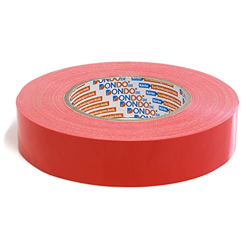 Panzertape Dontex-Pro Universal Gewebeband Gewebeklebeband Gewebeverstärktes Ductape rot 30mm x 50m von DonDo