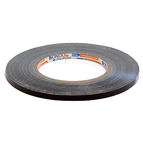 Panzertape Dontex-Pro Universal Gewebeband Gewebeklebeband Gewebeverstärktes Ductape schwarz 6mm x 50m von DonDo