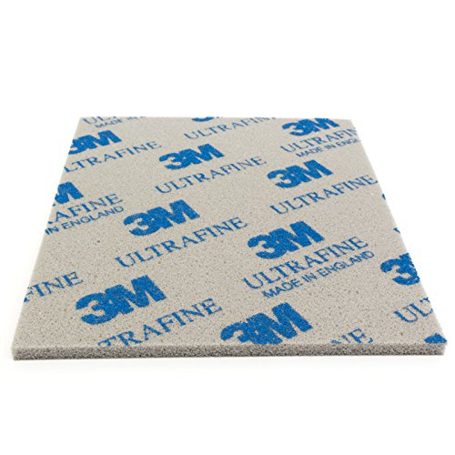 Schleifschwamm Schleifpad 3M Soft Pad 1 Stück 02601 Ultrafine ultrafein P1000-P1200 Korn 1000 von DonDo