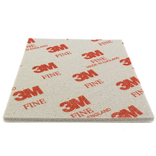 Schleifschwamm Schleifpad 3M Soft Pad 1 Stück 03809 fine fein P320-P400 Korn 100 von DonDo