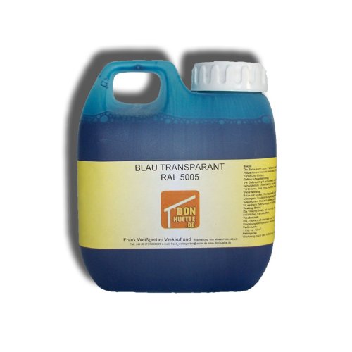 Beize Holzbeize Blau 500 ml RAL 5005 GP € 27,98 / l von DonHütte