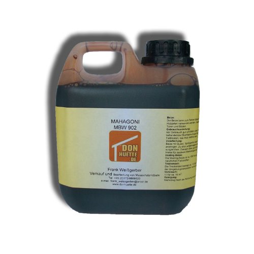 Beize Holzbeize Mahagoni 1000ml von DonHütte