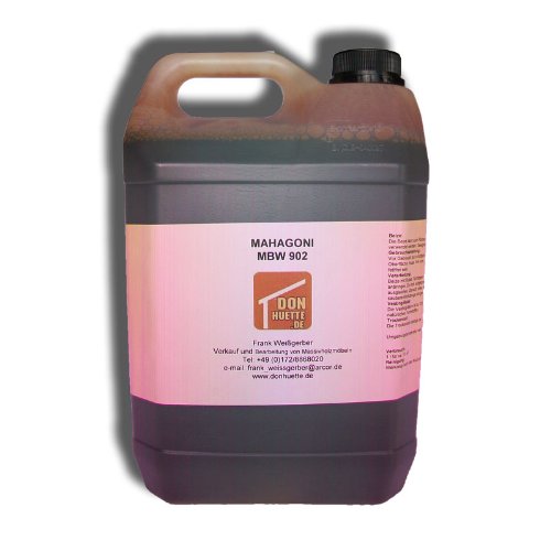 Beize Holzbeize Mahagoni 5000ml (Grundpreis € 13,00 / l) von DonHütte