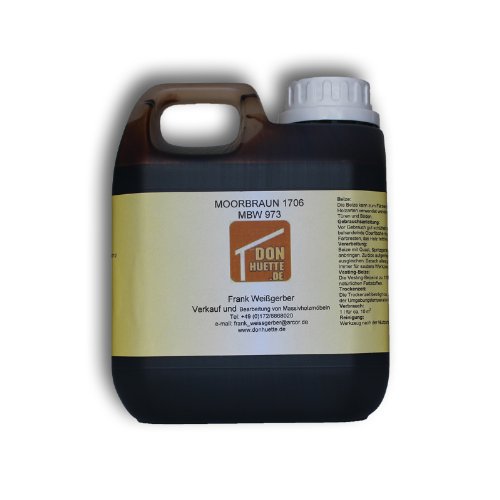 Beize Holzbeize Moorbraun 1000 ml von DonHütte