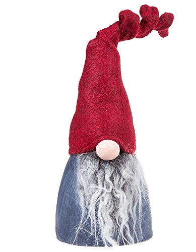 DRW Weihnachtszwerg rot aus Keramik mit Filzmütze 18 x 11 cm DRW Weihnachtszwerg rot aus Keramik mit Filzmütze 18 x 11 cm von DonRegaloWeb