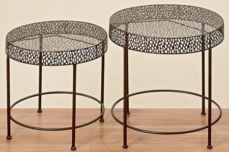 DONREGALOWEB DRW Tischset aus Eisen, 2 Stück, Braun von DonRegaloWeb