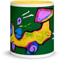 Future Racer Keramiktasse Ameisenbecher Ameisenkunst-Keramikbecher Originalkunst-Tasse Mit Farbe Im Inneren von DonWillisJrArt