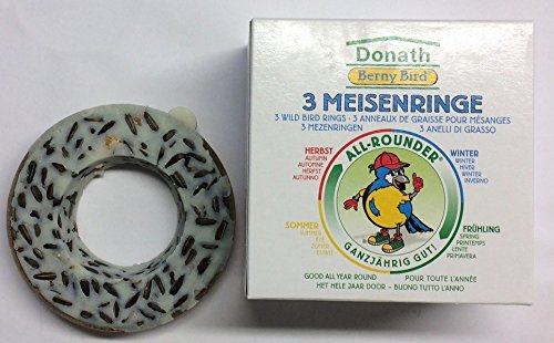 Donath Vogelhalter Vogel Futterring 8 x 3 Meisenringe Berny Bird Geschmacklos 3 Gramm Donath Vogelhalter Vogel Futterring 8 x 3 Meisenringe Berny Bird Geschmacklos 3 Gramm von Donath