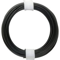 Donau Elektronik 105-1 Schaltdraht 1 x 0.20 mm² Schwarz 10 m von Donau Elektronik