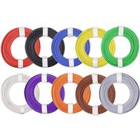Donau Elektronik - 150-MIX Litze 1 x 0.50 mm² Bunt, 10-farbig 1 Set Donau Elektronik - 150-MIX Litze 1 x 0.50 mm² Bunt, 10-farbig 1 Set von Donau Elektronik