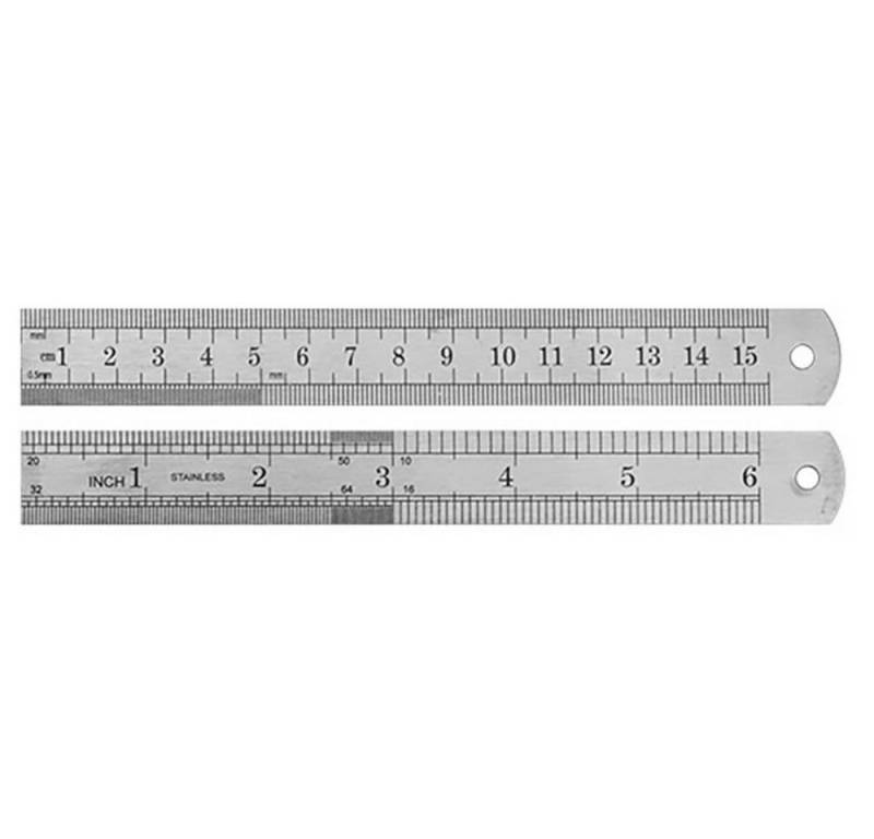 Donau Elektronik Maßband Stahl-Lineal 150mm MLS15 Donau Elektronik Maßband Stahl-Lineal 150mm MLS15 von Donau Elektronik