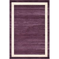 Esszimmer Teppich in Violett Cremefarben von Doncosmo