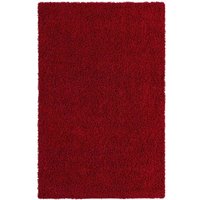 Hochflor Shaggy Teppich in Rot viele Größen - auch Läufer von Doncosmo