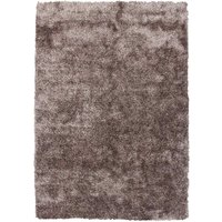 Hochflor Teppich in Taupe modern von Doncosmo