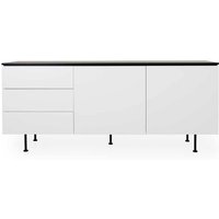 Modernes Sideboard in Weiß und Schwarz 180 cm breit von Doncosmo