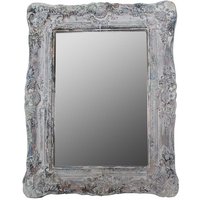 Shabby chic Spiegel mit Holzrahmen Grey Wash von Doncosmo