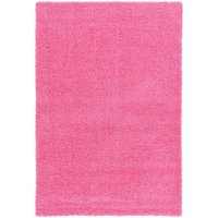 Shaggy Teppich Hochflor in Pink viele Größen - auch Läufer von Doncosmo