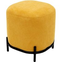Sitzhocker in Gelb Webstoff modern von Doncosmo