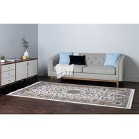 Teppich 150x245 cm in Cremefarben und Braun orientalischem Muster von Doncosmo