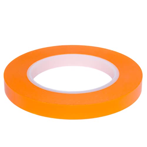 DonDo Fineline Konturenband Zierlinienband lackier Klebeband lackieren Airbrush Masking Tape Orange 12mm x 55m von DonDo