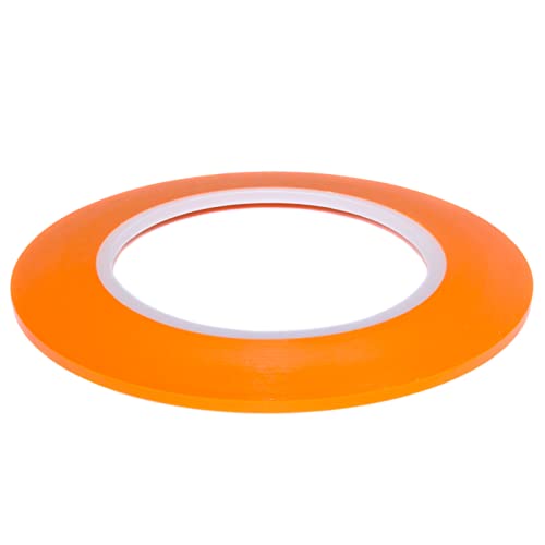 DonDo Fineline Konturenband Zierlinienband lackier Klebeband lackieren Airbrush Masking Tape Orange 3mm x 55m von DonDo
