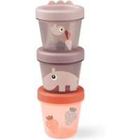 Done by Deer - Baby Snackbox, Ozzo, rosa (3er-Set) von Done by Deer