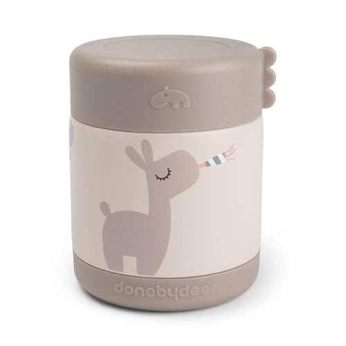 Done by Deer Thermo-Essensbehälter Celebration Sand 300 ml von Done by Deer