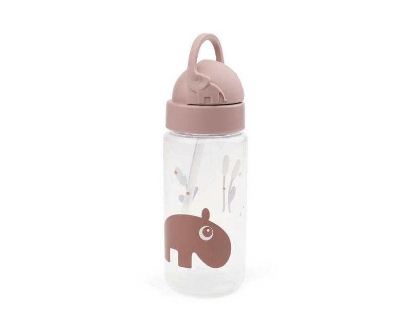 Done by Deer Trinkflasche Trinkflasche Ozzo Powder 350ml Strohhalm Klappdeckel Kinder von Done by Deer
