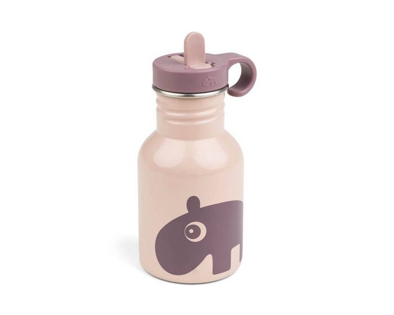 Done by Deer Trinkflasche Trinkflasche Ozzo powder Edelstahl 350ml Trinkhalm Kinder von Done by Deer