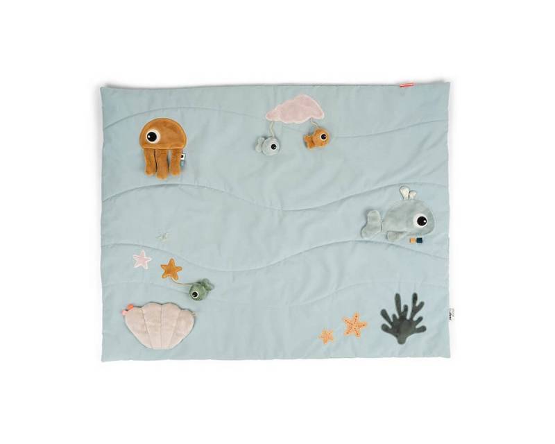 Krabbeldecke Spieldecke Sea Friends Activitydecke Krabbelmatte Baby, Done by Deer von Done by Deer