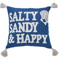 done. Dekokissen "CUSHION SEALIFE SALTY SANDY HAPPY" von Done.