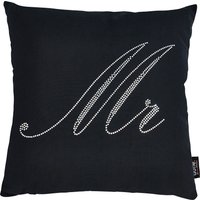 done. Dekokissen "Stone Mr" mit Schriftzug Mr, Kissenhüle mit Füllung, 1 Stück von Done.