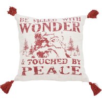 done. Dekokissen "Wonder", Bedruckte Kissenhülle mit Weihnachtsmotiv von Done.