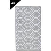 done. Handtuch Set "Ethno 4x Gästetücher (30x50 cm)" Gästehandtücher, Jacquardgewebe, modernes Muster von Done.