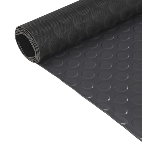 Donened - 2 x 1m Bodenschutzmatte, Antirutschmatte, Stärke 2.3mm, Achützt den Boden, für Innen und Außen (Gray) von Donened