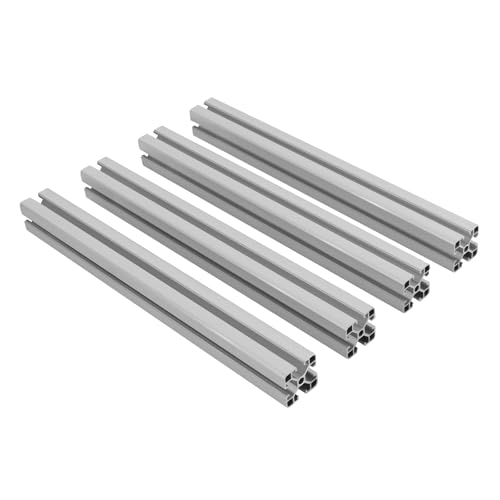 Donened - 4 Stück Aluminium Vierkantrohr, Rechteckrohr Quadratrohr, Alurohr Rohr Profil Aluminium 40 x 40 x 2 mm Donened - 4 Stück Aluminium Vierkantrohr, Rechteckrohr Quadratrohr, Alurohr Rohr Profil Aluminium 40 x 40 x 2 mm von Donened