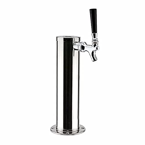 Donened Biersäule Zapfsäule, Picknickpumpe mit Zapfhähnen Zapfsäule für Party Getränke Dispenser Bierspender Zapfanlage (1 Wasserhähne) von Donened