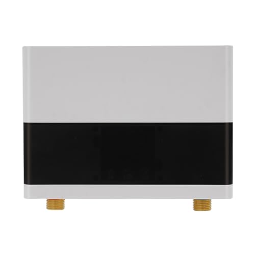 Donened - Durchlauferhitzer, 6000W Durchlauferhitzer Küche, LED Temperaturanzeige, Temperaturbereich 30-55 ° C, Mini-Warmwasserbereiter, 22.3 x 6.5 x 17.5cm (Weiß) von Donened