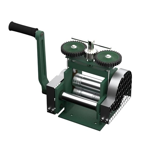 Donened - Manuelle Kombination Walzwerk, Schmuckwalzwerk, Handwalzwerk Maschine, Schmuck Tablettierung für Gold, Silber, Kupfer, Aluminium Donened - Manuelle Kombination Walzwerk, Schmuckwalzwerk, Handwalzwerk Maschine, Schmuck Tablettierung für Gold, Silber, Kupfer, Aluminium von Donened