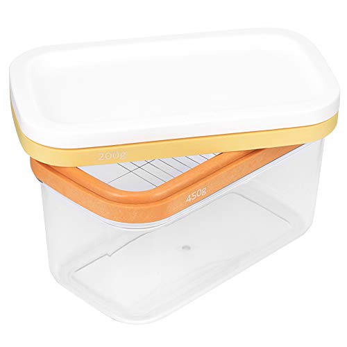 Butterschneider Mannesmannrohren-werke Steel, Tal Van Plastic Containers Boter Met Messen, Gemakkelijk Snijden Voor Twee Boter 4 Oz Met Kleine Containers von Donfafecuer