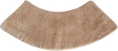 Dongdaping Halbrunde Anti-Rutsch-Matte, flauschige Eck-Duschmatte, waschbar, langhaarig, gebogener Teppich Dongdaping Halbrunde Anti-Rutsch-Matte, flauschige Eck-Duschmatte, waschbar, langhaarig, gebogener Teppich von Dongdaping