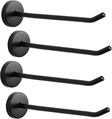 Dongdaping Kleiderhaken, Kleiderhaken, strapazierfähig, lange Nase, Wandhalterung, Edelstahl, schwarze matte Oberfläche, 145 mm Länge, 4 Stück Dongdaping Kleiderhaken, Kleiderhaken, strapazierfähig, lange Nase, Wandhalterung, Edelstahl, schwarze matte Oberfläche, 145 mm Länge, 4 Stück von Dongdaping