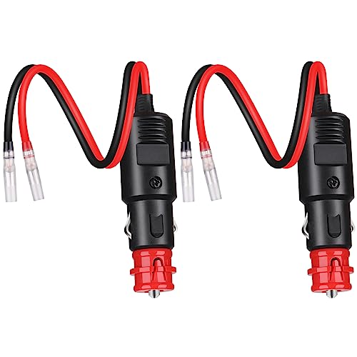 Dongge veuropäischer Stil Sicherheits-Universalstecker Mit Blei Runde Kabelanschlussklemmen mit isolierter Abdeckung 6-24v,Komfortable Verkabelung DIY Netzteil für KFZ und Motorrad 2 Stück Dongge veuropäischer Stil Sicherheits-Universalstecker Mit Blei Runde Kabelanschlussklemmen mit isolierter Abdeckung 6-24v,Komfortable Verkabelung DIY Netzteil für KFZ und Motorrad 2 Stück von Dongge