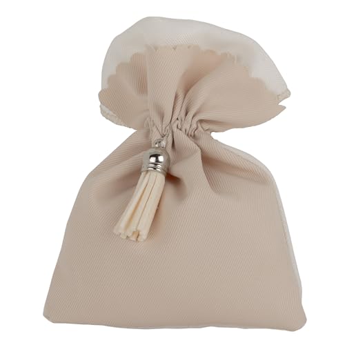 Doni Bomboniere Kommunion 12 Stück Säckchen für Konfekt mit Quaste Konfirmation Hochzeit Jubiläum zentrale Geschenkideen komplett originell günstig von Doni Bomboniere