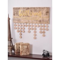 Geburtstagstafel Geburtstagskalender Familienkalender Familienfeier Board Geburtstag Ewiger Kalender von DonitoStudio