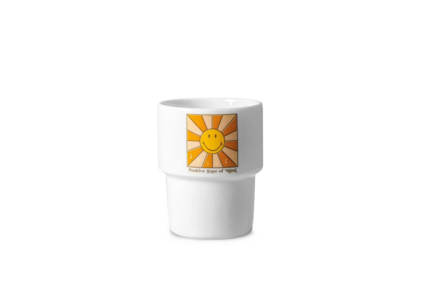 Donkey Products Becher Becher Smiley Positive Mind Mug Sun, Porzellan von Donkey Products