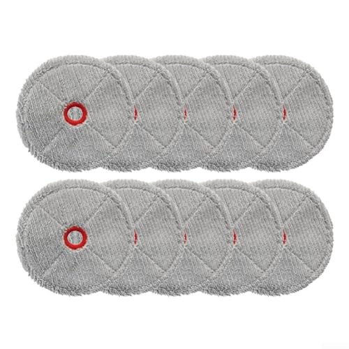 10 Stück Mikrofaser-Wischmopp-Pads, Ersatz-Mopp-Tuch, passend für LG Code für Zero Roboking Ai Roboter-Staubsauger, waschbare Wischtücher, Reinigungspads (10 Stück) von Donkivvy